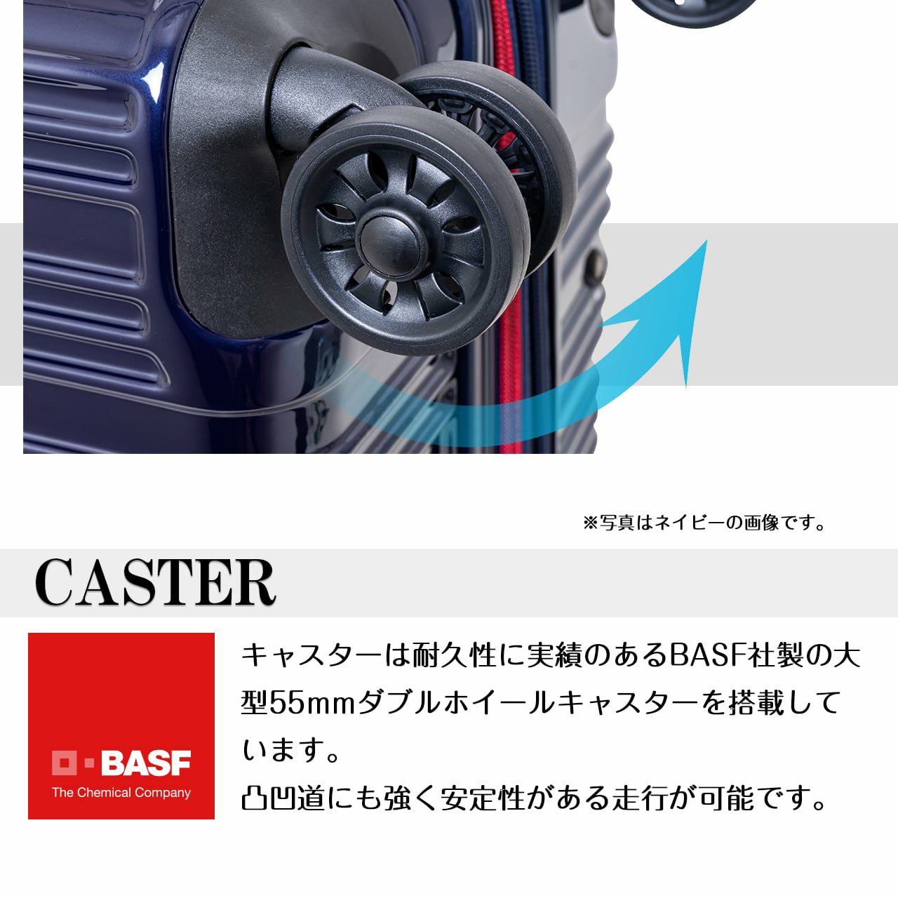 TRANS CONTINENTS(トランスコンチネンツ) スーツケース Mサイズ/中型