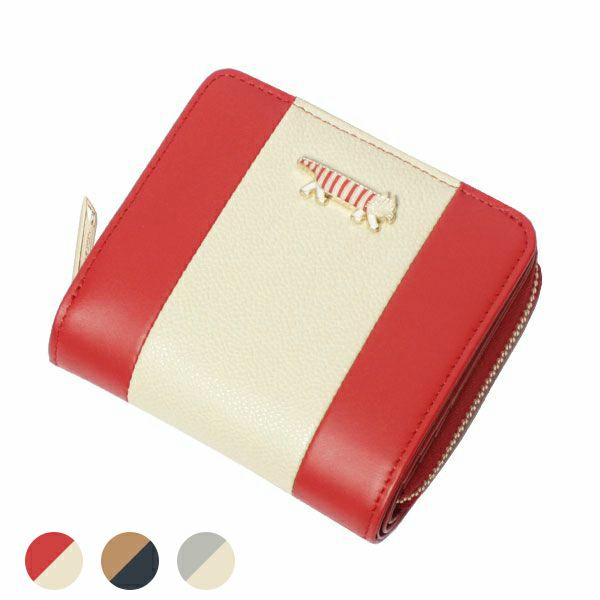 LISA LARSON(リサラーソン) 】ラウンドファスナー二つ折り財布 LTLY-05 