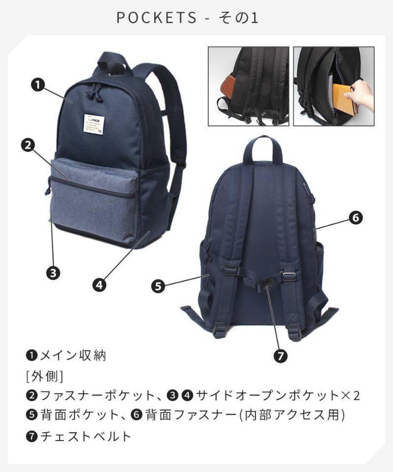 驚きの値段で クッションポケット付きでPC収納も！大容量の軽量リュック その他