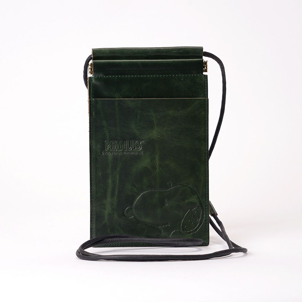 公*o様 スヌーピー マルチケース デニム調 マルチケース