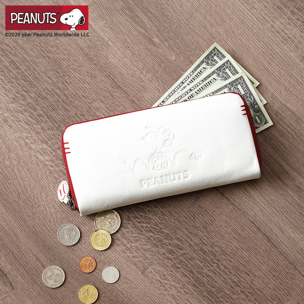 PEANUTS スヌーピー FRIEND ラウンドファスナー長財布 SNPY-73053