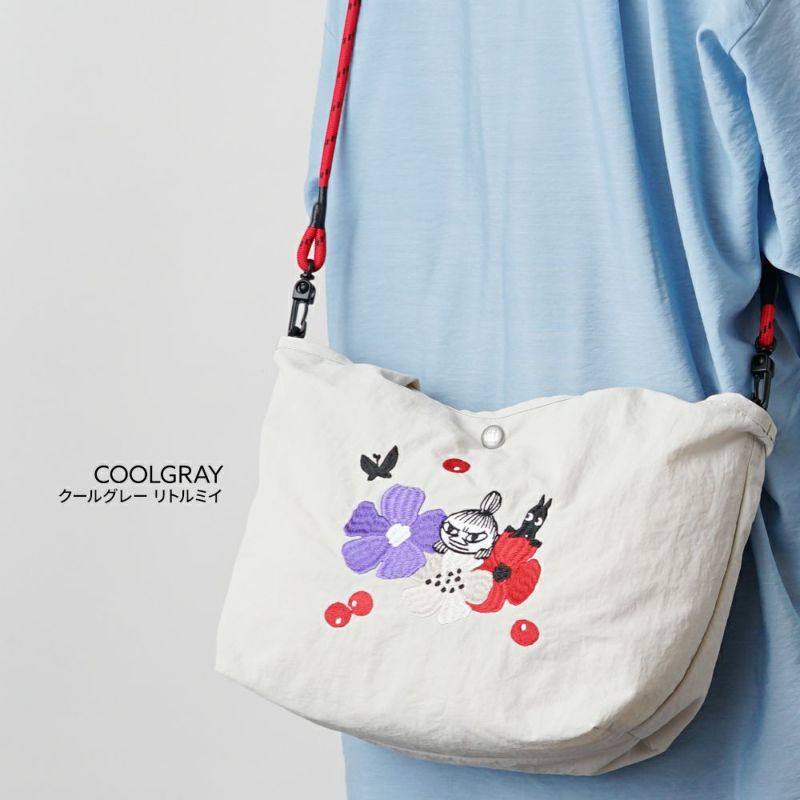 公式]MOOMIN ムーミン | 刺繍のデザインが可愛いナイロンバッグ